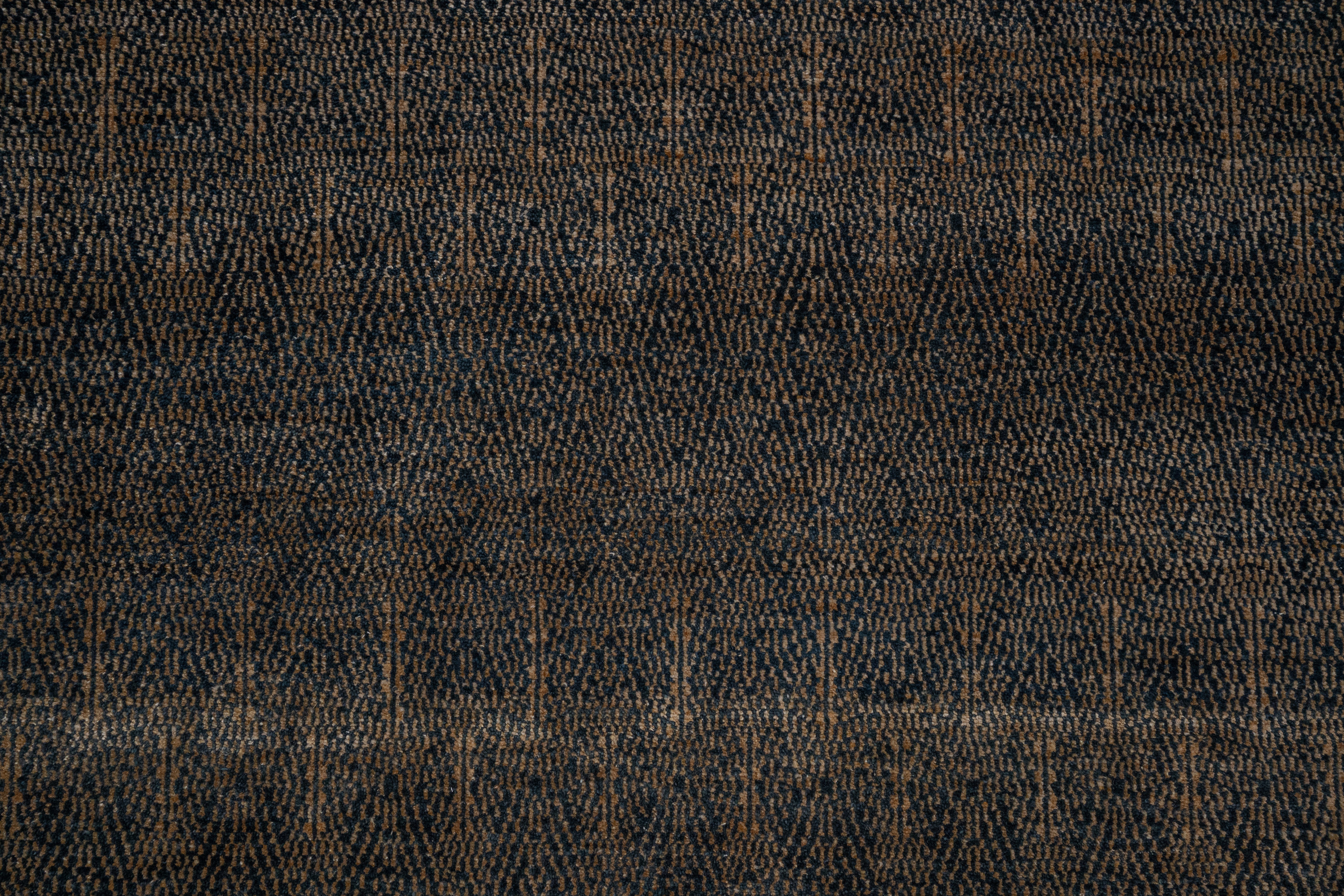 Handknotted Carpet, DIA- 823 PARAGON, Blue & Gold